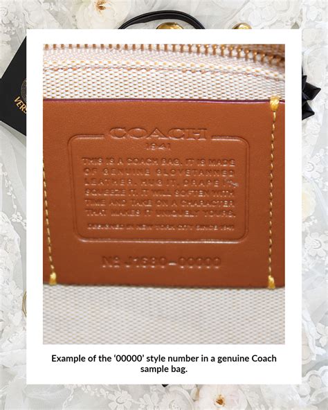 do all coach purses have serial numbers|coach bag verification.